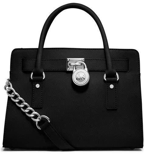 michael kors tasche hamilton klein|Hamilton Medium Leather Satchel .